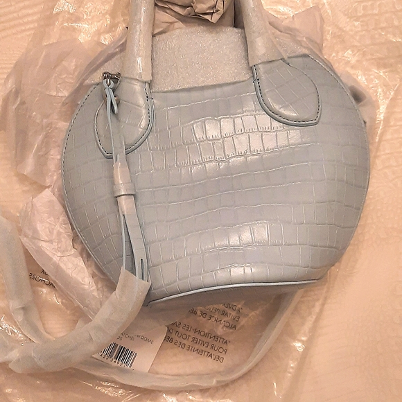 NWT Rebecca Minkoff Blue Dome Satchel Bag - Picture 6 of 7